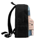 Stripes Lines Jeans Backpack For Men Women Girls