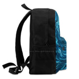 Wavey Plasma Waves Travel Laptop Bagpack Bags