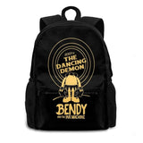 Yeallow Art Dancing Demon Bendy Song And The Ink Machine For Fans Gamer Bags Tra