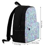 Seamless Patterns Bag Backpack Men Women Girls Teenage Seamless Floral