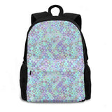 Seamless Patterns Bag Backpack Men Women Girls Teenage Seamless Floral
