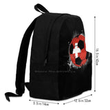 Switzerland Football Gift Bag Backpack For Men Women Girls Teenage