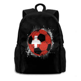 Switzerland Football Gift Bag Backpack For Men Women Girls Teenage