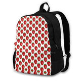 Strawberry Bags Travel Laptop Backpack Art Artist Illustration