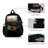 Portugal Football Team Teen College Student Backpack Laptop Travel Bags