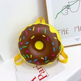 Donut Cartoon Backpack Unisex Waterproof Large Capacity Schoolpack