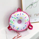 Donut Cartoon Backpack Unisex Waterproof Large Capacity Schoolpack