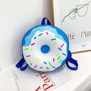 Donut Cartoon Backpack Unisex Waterproof Large Capacity Schoolpack
