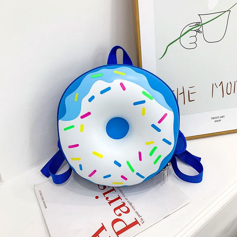 Donut Cartoon Backpack Unisex Waterproof Large Capacity Schoolpack