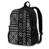 African Mud Cloth Backpack for Men Women Girls