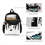 Rockradio Guitar Paint Bag Backpack Metal Music