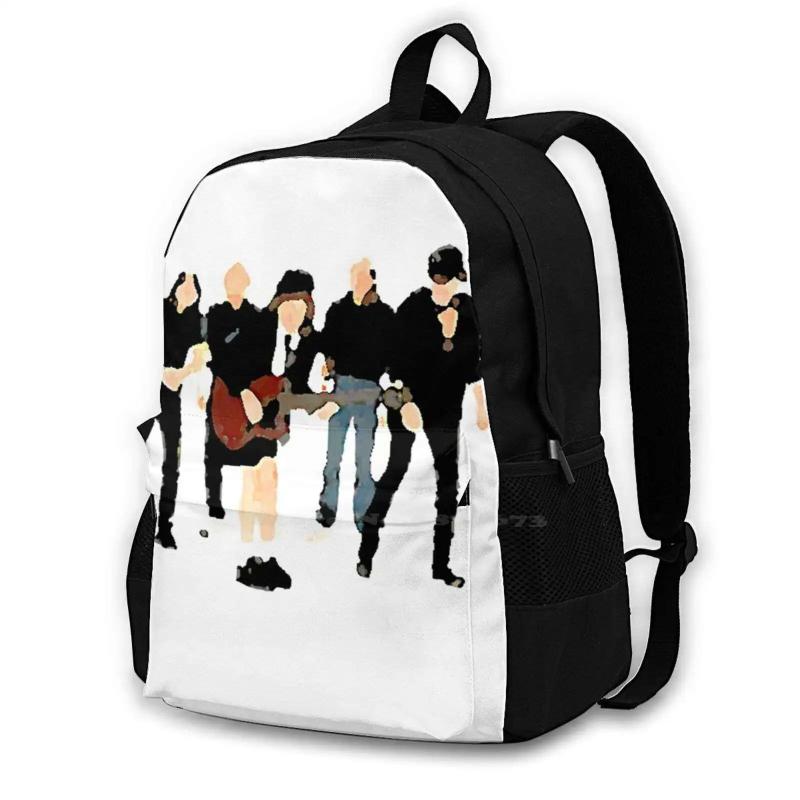 Rockradio Guitar Paint Bag Backpack Metal Music