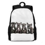 Frenchies Bags Travel Laptop Backpack Frenchie Posing French Bulldog