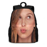 Millie Bobby Brown School Bag Big Capacity Backpack Laptop 15 Inch