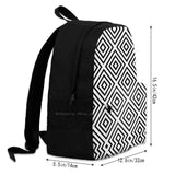 Geometric City Backpack Abstract Art