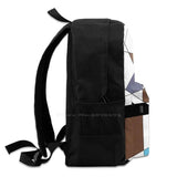 Abstract 3D Print Backpack Casual Bag Abstract Art Cacography Doodle Lines