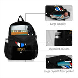 Streetballnycrwb Backpack For Student School Laptop Travel Bag Basketball