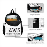 Laws Whiskey School Bag for Teen Girls Laptop Travel Bags
