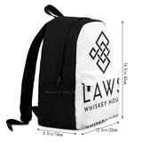 Laws Whiskey School Bag for Teen Girls Laptop Travel Bags