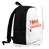Lasorda Backpack RIP Tribute Dodger Student School Laptop Travel Bag
