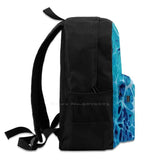 Ocean Bag Backpack Water Drops Blues Acrylic