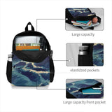 Tir-Fa-Japan Print - Wave - C - Hat? Zu - Uehara Konen Bags Travel Laptop Backpa