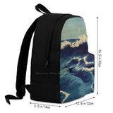 Tir-Fa-Japan Print - Wave - C - Hat? Zu - Uehara Konen Bags Travel Laptop Backpa
