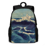 Tir-Fa-Japan Print - Wave - C - Hat? Zu - Uehara Konen Bags Travel Laptop Backpa