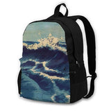 Tir-Fa-Japan Print - Wave - C - Hat? Zu - Uehara Konen Bags Travel Laptop Backpa