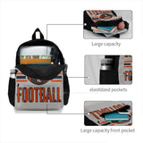 Chicago Football Backpack Laptop Travel Bags