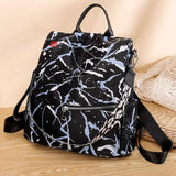 Waterproof Oxford Girl Backpack for School Anti-Theft Bag
