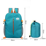 Foldable Outdoor Backpack with Large Capacity Mesh Pocket
