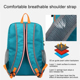 Foldable Outdoor Backpack with Large Capacity Mesh Pocket