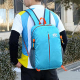 Foldable Outdoor Backpack with Large Capacity Mesh Pocket
