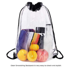 Waterproof Drawstring Wash Bag Travel Storage School Sports Backpack