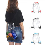 Waterproof Drawstring Wash Bag Travel Storage School Sports Backpack