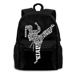 Girls Karate Typography Long Sleeve Tee