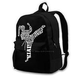 Girls Karate Typography Long Sleeve Tee