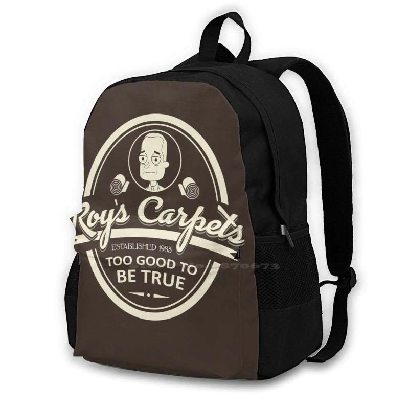 Roy'S Carpets Bag Backpack Morty Smith Cartoon