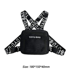 Adjustable Chest Rig Bag Men Women Vest Fanny Pack Hip Hop Streetwear