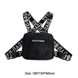 Adjustable Chest Rig Bag Men Women Vest Fanny Pack Hip Hop Streetwear