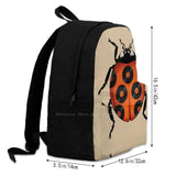 Ladybug Vinyl Backpack - Nature Music Insect Records