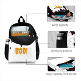 Classy Bat Halloween Women Men Teens Laptop Travel School Bags Batzilla Bat Char
