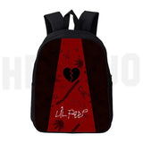 Lil Peep Backpack Women Student Schoolbag Print Hip Hop Teenage Girls Cosmetic B