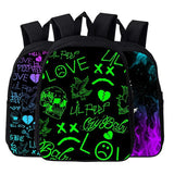 Lil Peep Backpack Women Student Schoolbag Print Hip Hop Teenage Girls Cosmetic B