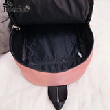Canvas Backpack Shoulder Bag Women Schoolbag Teenages Large Capacity