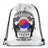 Taekwondo Martial Art Sport Kick Shirt USB Charge Backpack Men School Bags