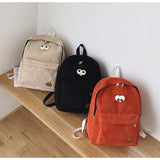 Girls' Corduroy High School Backpack