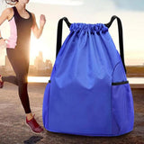 Solid Sports Backpack Water Repellent Fabric Travel Backpack