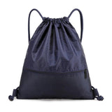 Polyester Drawstring Backpack for Students Men Women